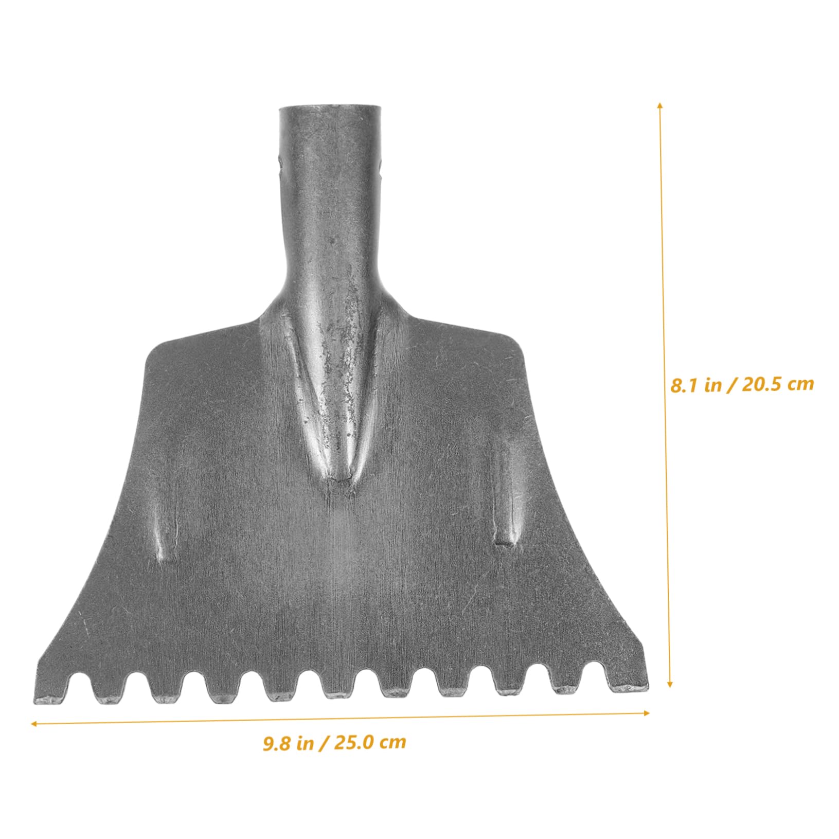 BESPORTBLE Professional Ice Remover Steel Ice Shovel Replaceable Scraper Outdoor Snow Shovel