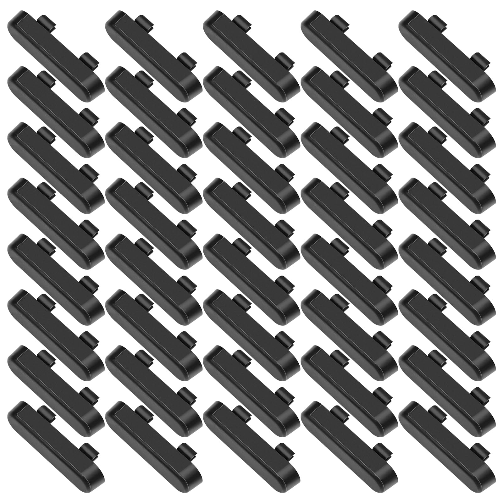 Licqic Black Weep Vent Cover, Window Drain Caps, Weep Hole Drainage Covers Double Glazing, For Doors And Windows, 40 Pcs