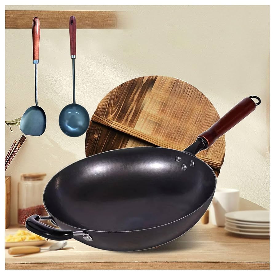 ノンスティック フライパン 中華鍋*2 Amazon｜フライパン セラミックノンスティック中華鍋、20CM多