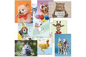 Happy Birthday Animal Photo Cards, Birthday Cards with Sentiments Inside