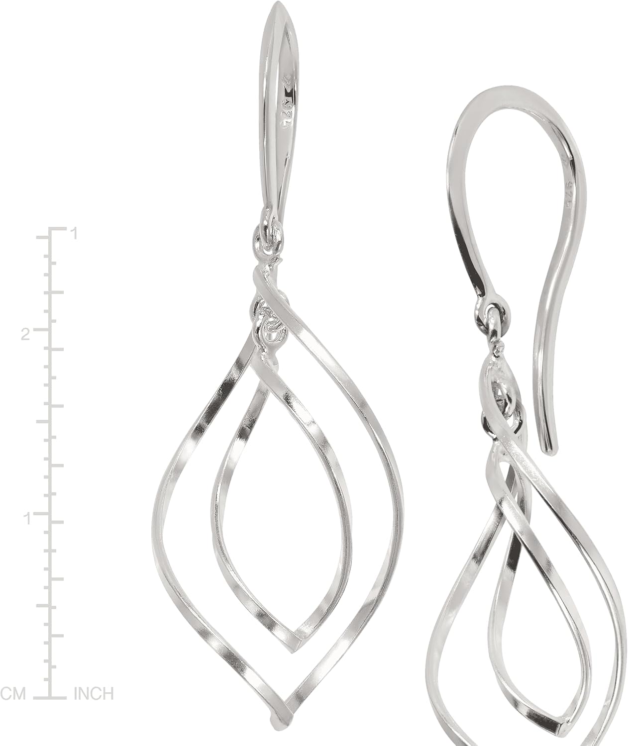 Silpada 'Water Drop' Twisted Drop Earrings in Sterling Silver - Image 8
