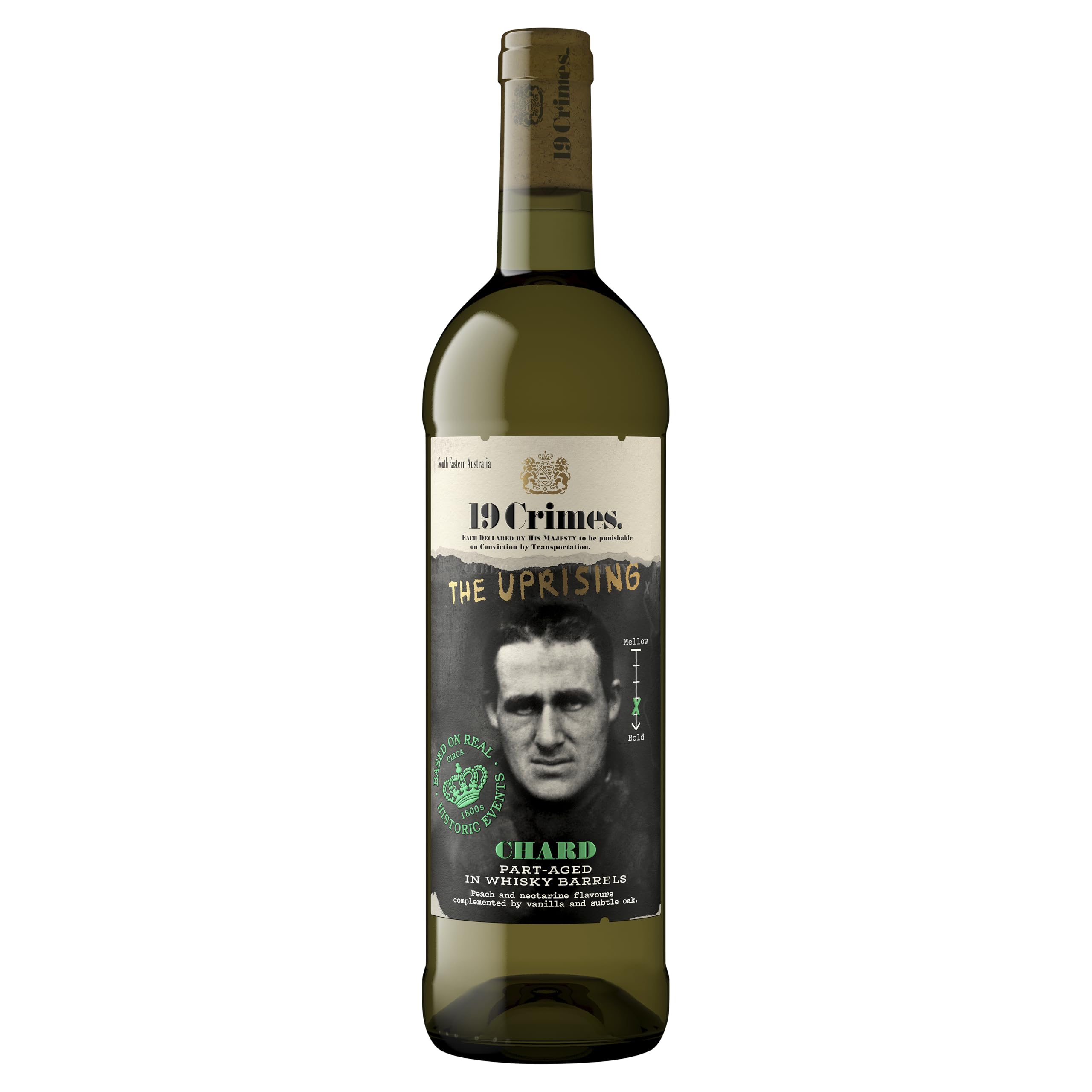 19 Crimes The Uprising White Wine, 75cl,packaging and alcohol content may vary