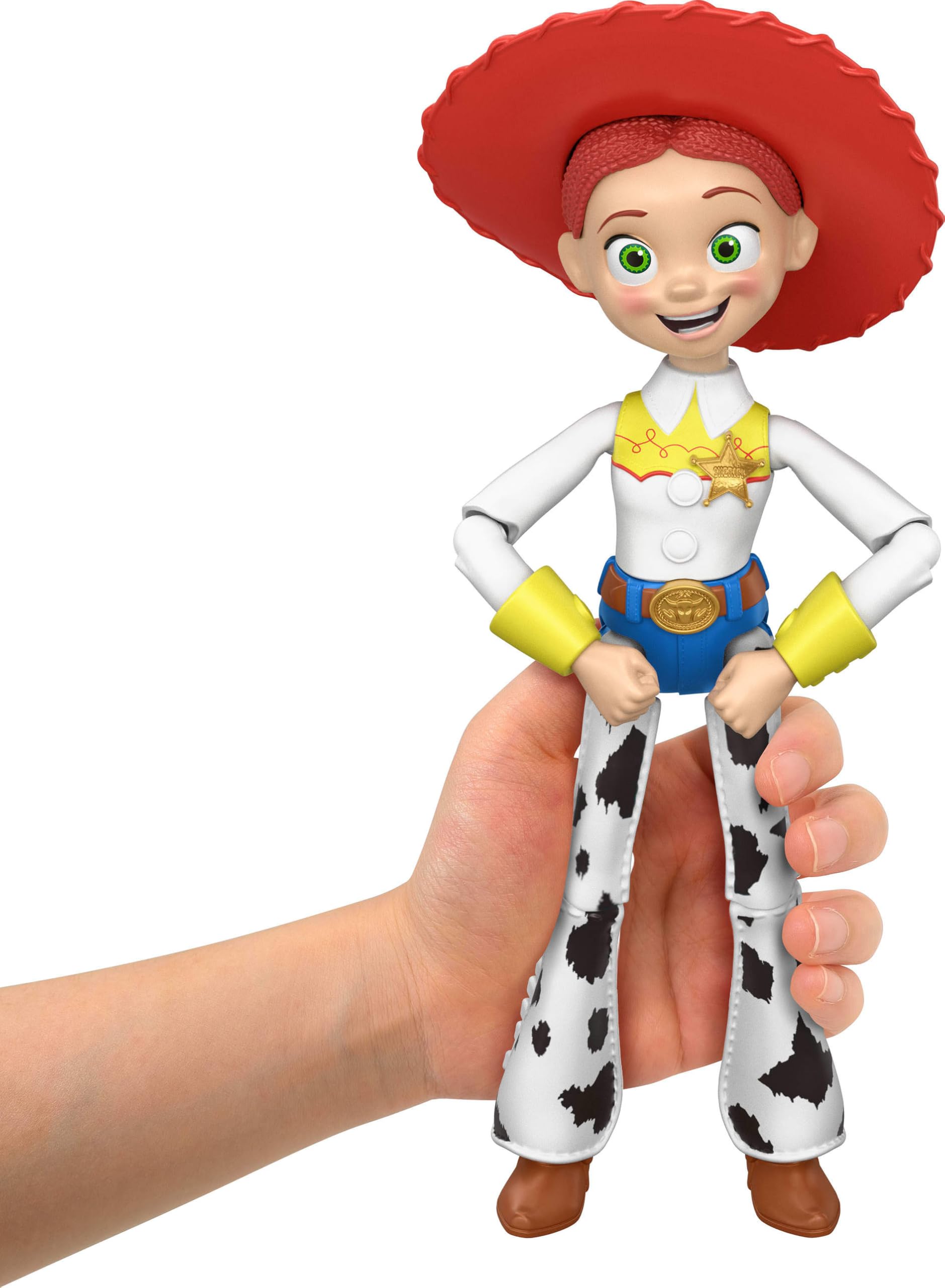 Mattel Disney Pixar Toy Story 5 „Tańcząca” kowbojka Jessie Figurka z funkcją (ok. 30 cm), 12 punktów ruchu, filmowy wygląd, zabawka dla dzieci 3+, JKV40