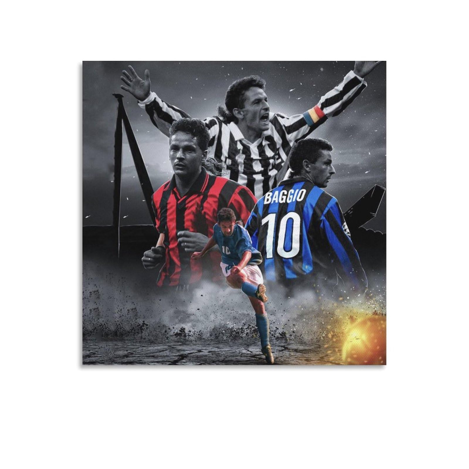 Amazon.co.jp: Roberto Baggio ロベルト・バッジョの伝説的ポスター