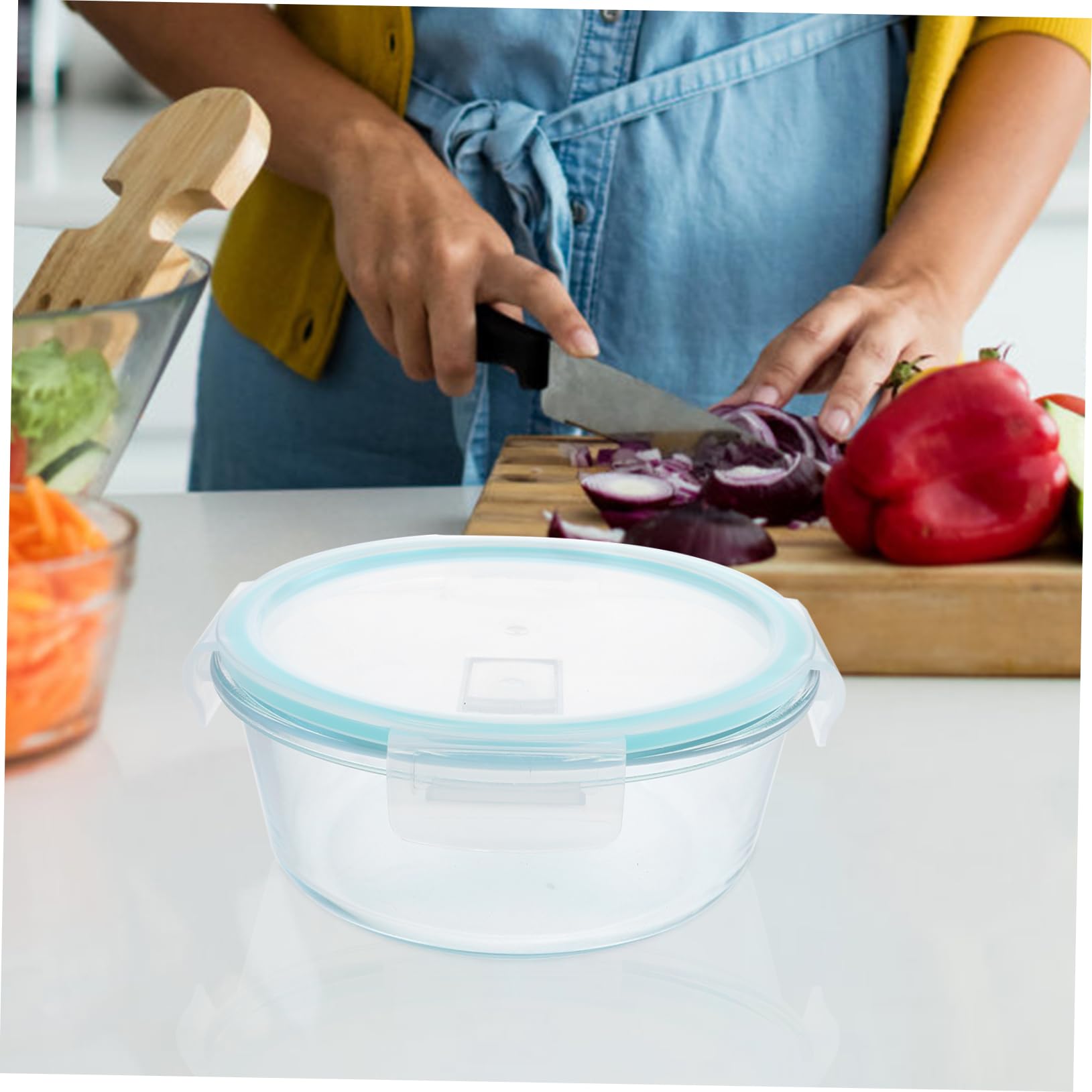 LIFKOME 3 Pezzi Divisi Contenitore Cibo Portatile Ermetico Lunchbox Per Studenti Adulto