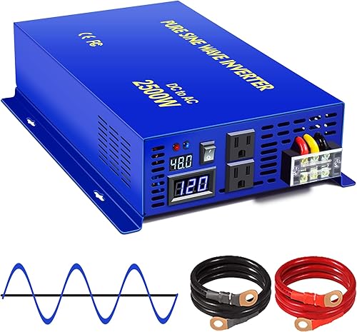 Miniatura 8 de 2000 vatios 2500 vatios inversor de corriente de onda sinusoidal pura
