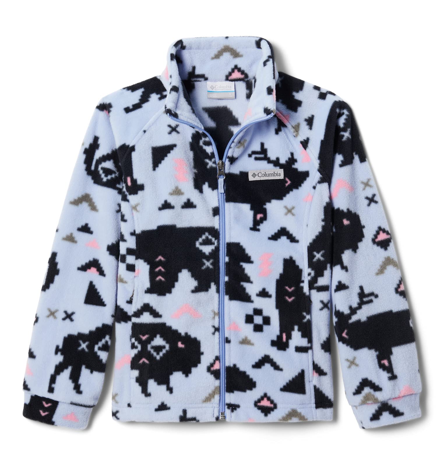 Columbia Youth Girls Benton Springs II Printed Fleece Jacket