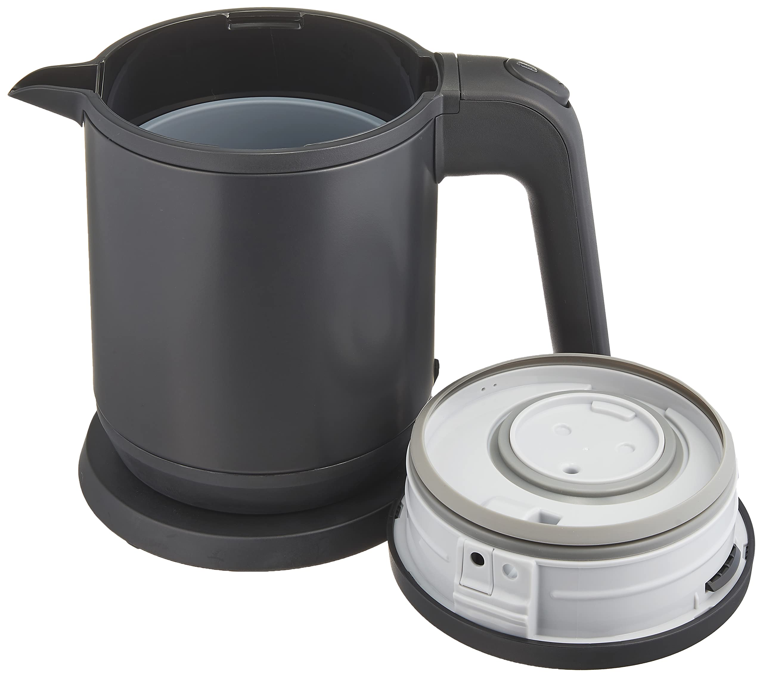 Tiger PCK-H060KM PCK-H060KM Electric Kettle Steamless Fall Water Prevention Function, Safe Safe and Safe to Use 21.2 fl oz (600 ml) Matte Black
