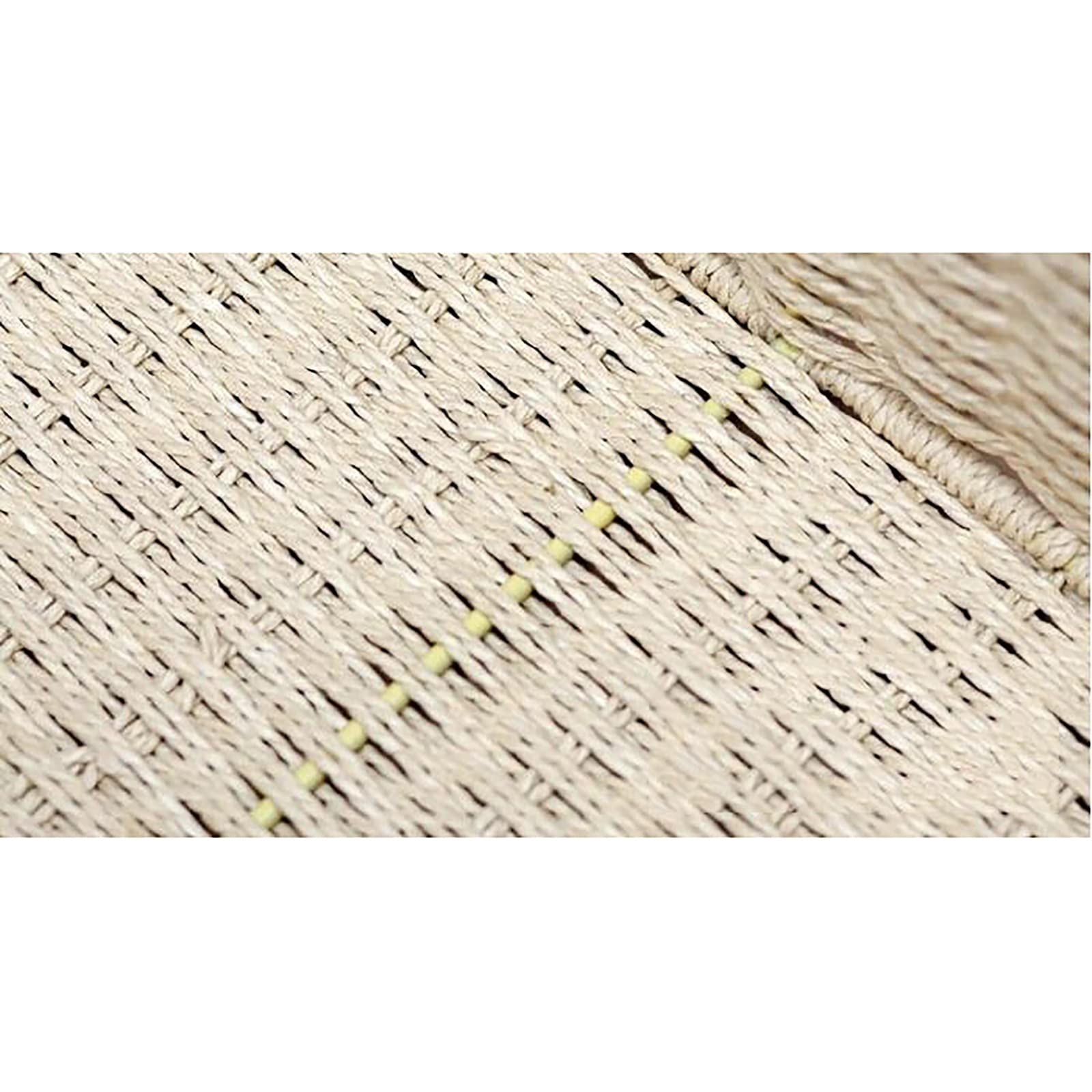 Cesta de almacenamiento de ratán con tapa, 35 x 24 x 19 cm, hierba tejida para el hogar, organizador decorativo rústico, para armario, lavandería o sala de estar. Solución de almacenamiento