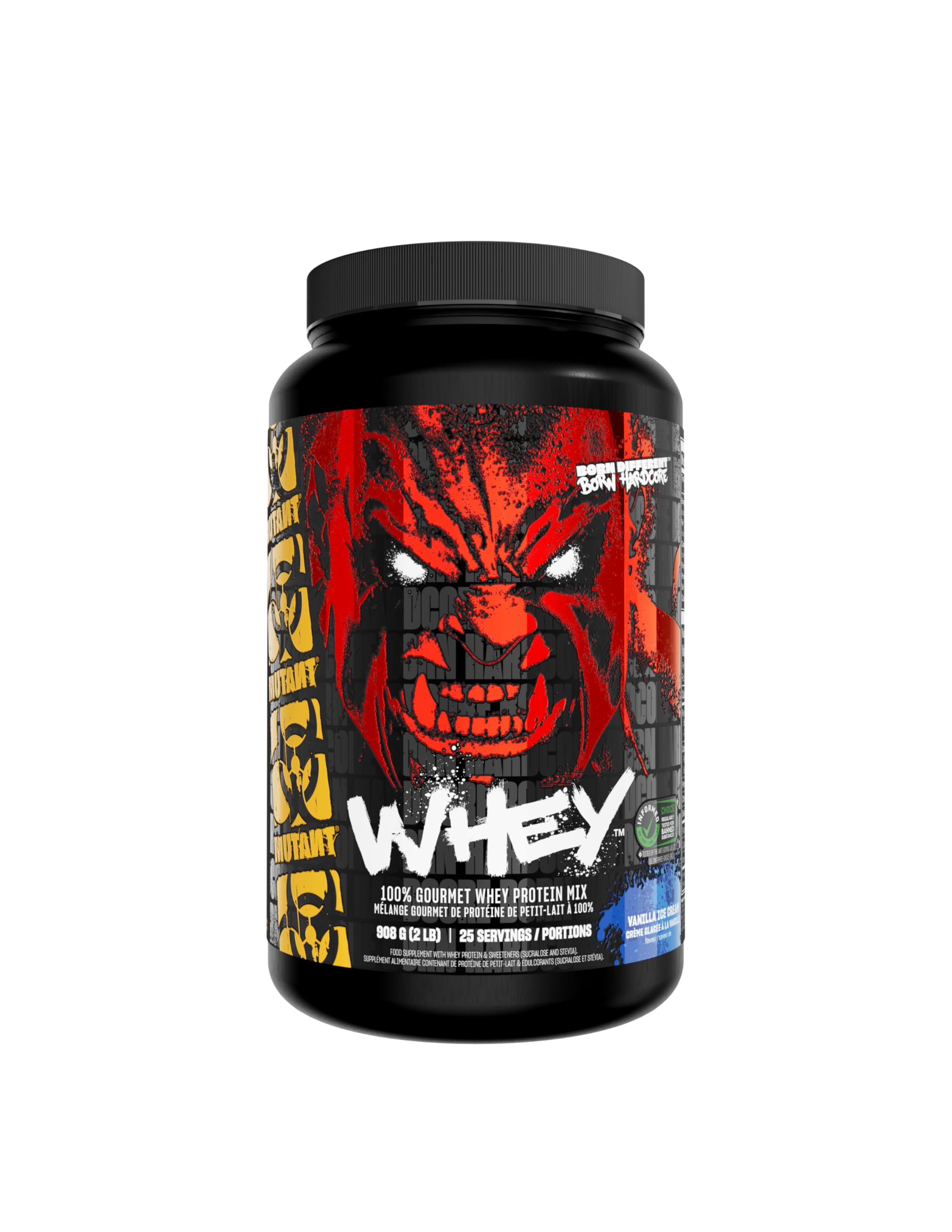 Protéine Mutant Whey Saveur Vanille Glacée - 2270 G, Supplément Pour Sportifs