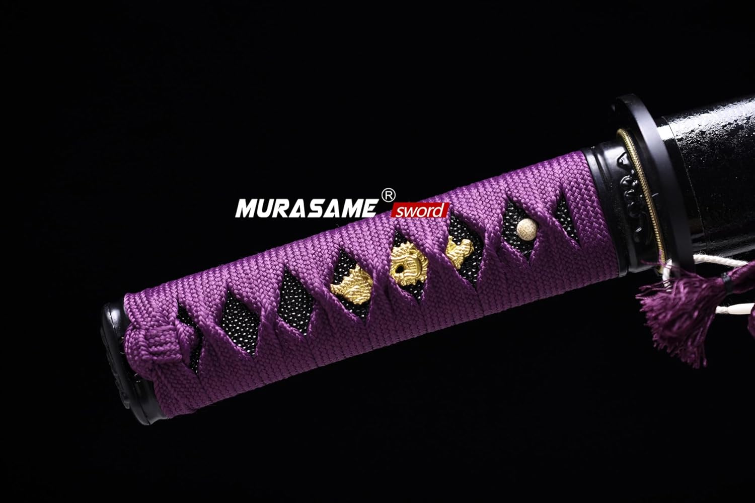 MURASAME Tanto Sword Short Katana Clay Tempered T10 Steel Real Hamon Very Sharp Full Tang Handmade