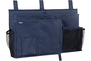Surblue Bedside Hospital Bed Organizer for Bunk and College Dorm