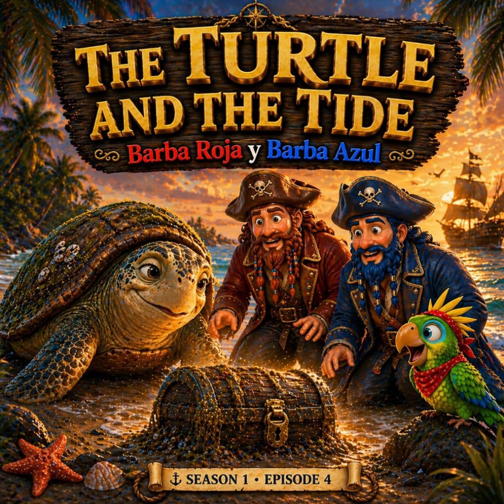 The Turtle and the Tide: A Pirate Adventure for Children Ages 5–11 (The Adventures of Barba Roja and Barba Azul)