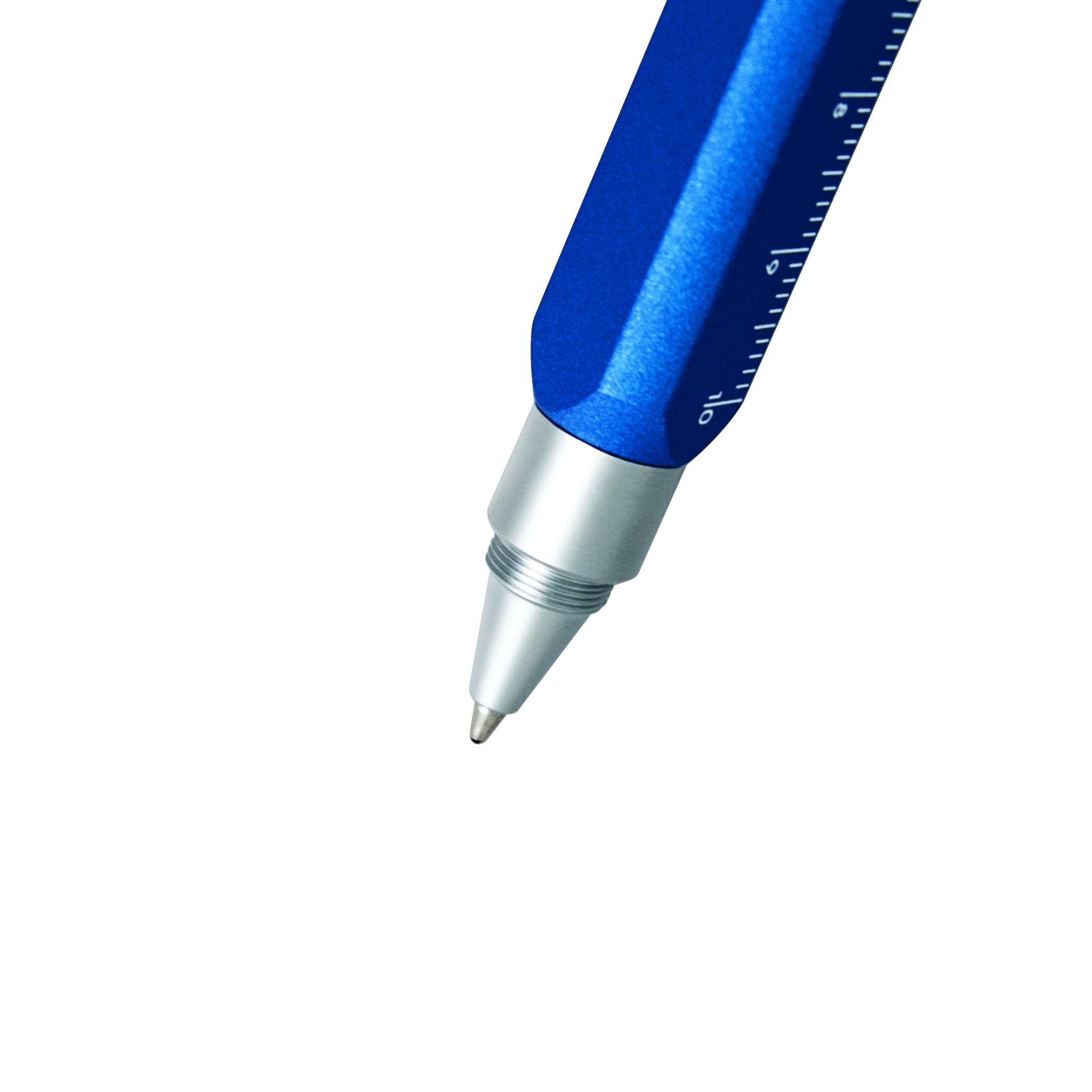 Stylo à Bille Multifonction Monteverde Tool 60 - Bleu Océan, Avec Niveau à Bulle, Règle, Tournevis Intégrés