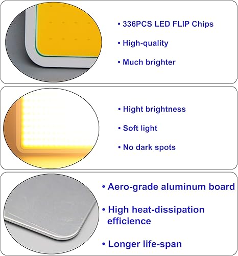 Miniatura 4 de Panel de luz LED COB de 12 V CC con control remoto, módulo de tira de chip máximo de 70 W 7000 LM, tubo regulable para lámpara de campamento al aire