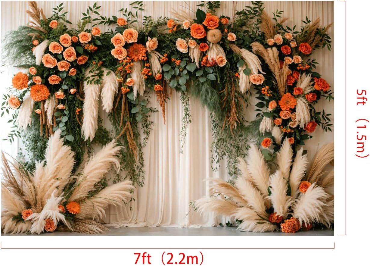 Kate Boho Ív Virágos Fotóháttér részletes nézet