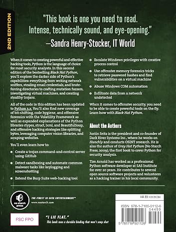 Black Hat Python, 2nd Edition: Python Programming for Hackers and Pentesters
