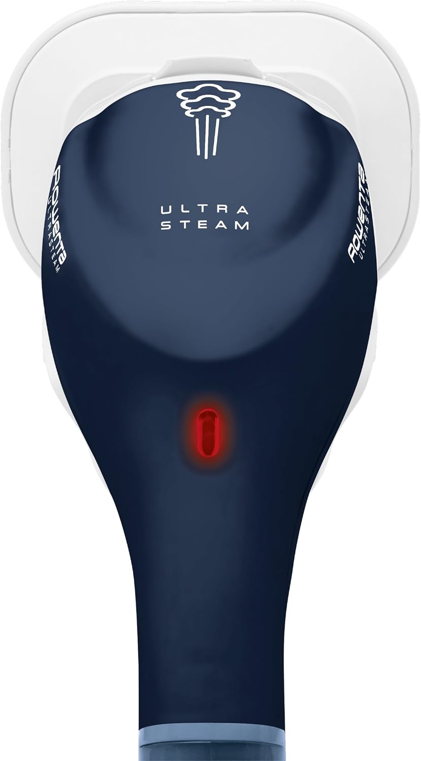 Rowenta GS3010 Ultrasteam Hand-Held Garment and Fabric Steamer with Lint Pad and Travel Pouch, 800-Watt, Blue