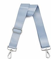 Vista 50 de Correa de Bolso Ancha Correa de Hombro Ajustable Correa de Repuesto Cruzada Correa de Bolso de Hardware Plateado