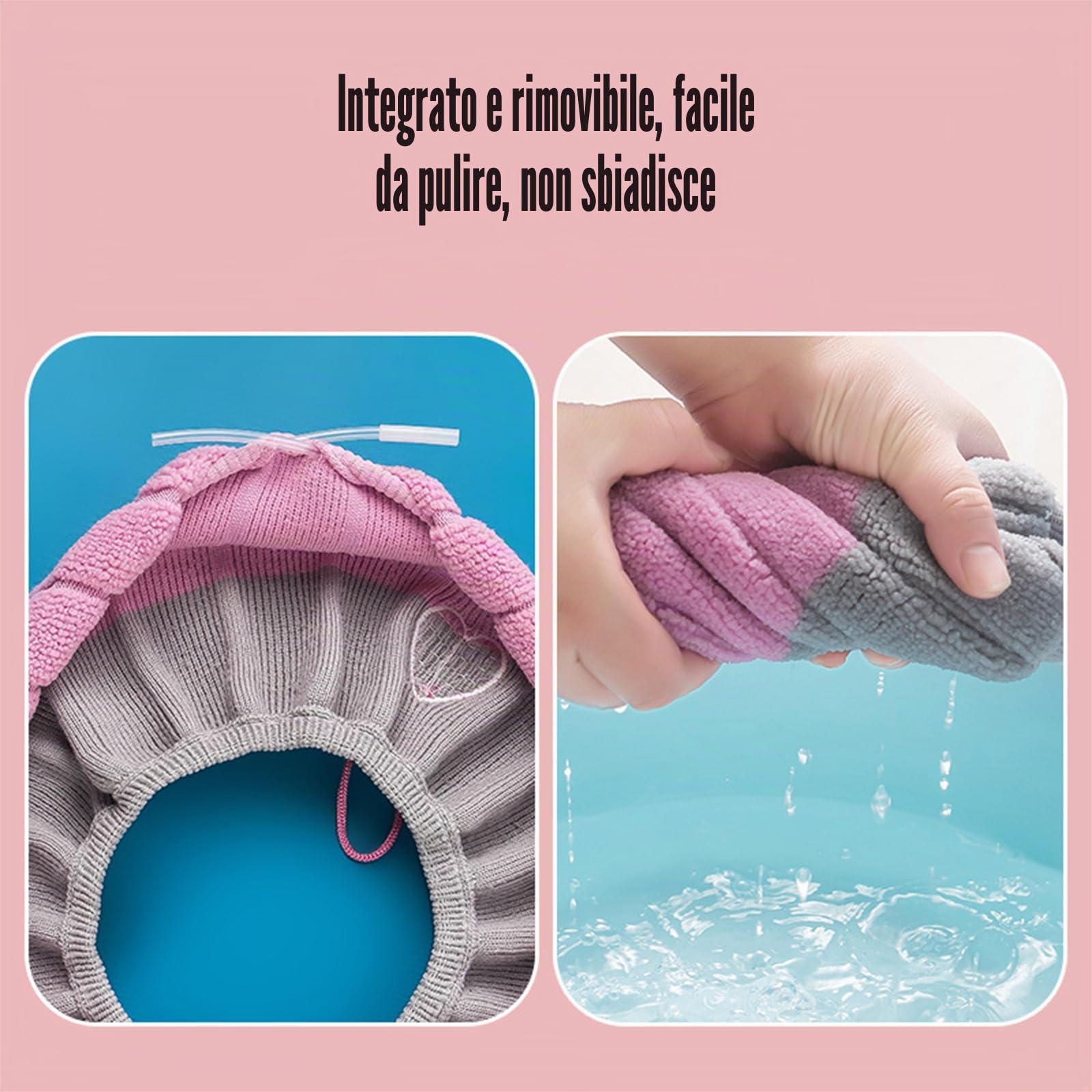 Coprisedile Per Wc Copri-Ciambella, Coprisedile Wc Universale, 4 Pezzi Coprisedile Per Wc Morbido E Spesso, Elasticizzato, Lavabile