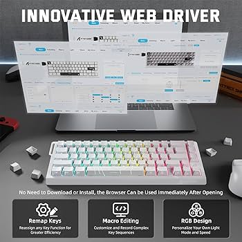 Amazon.com: ATTACK SHARK X68 PRO HE Wireless Rapid Trigger