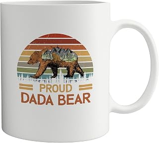Dada Bear Mug | Gift for Dad | Father's Day Gift Papa Bear | Pregnancy Announcement | First 1st Fathers Day Present | Proud Dad Son Daughter