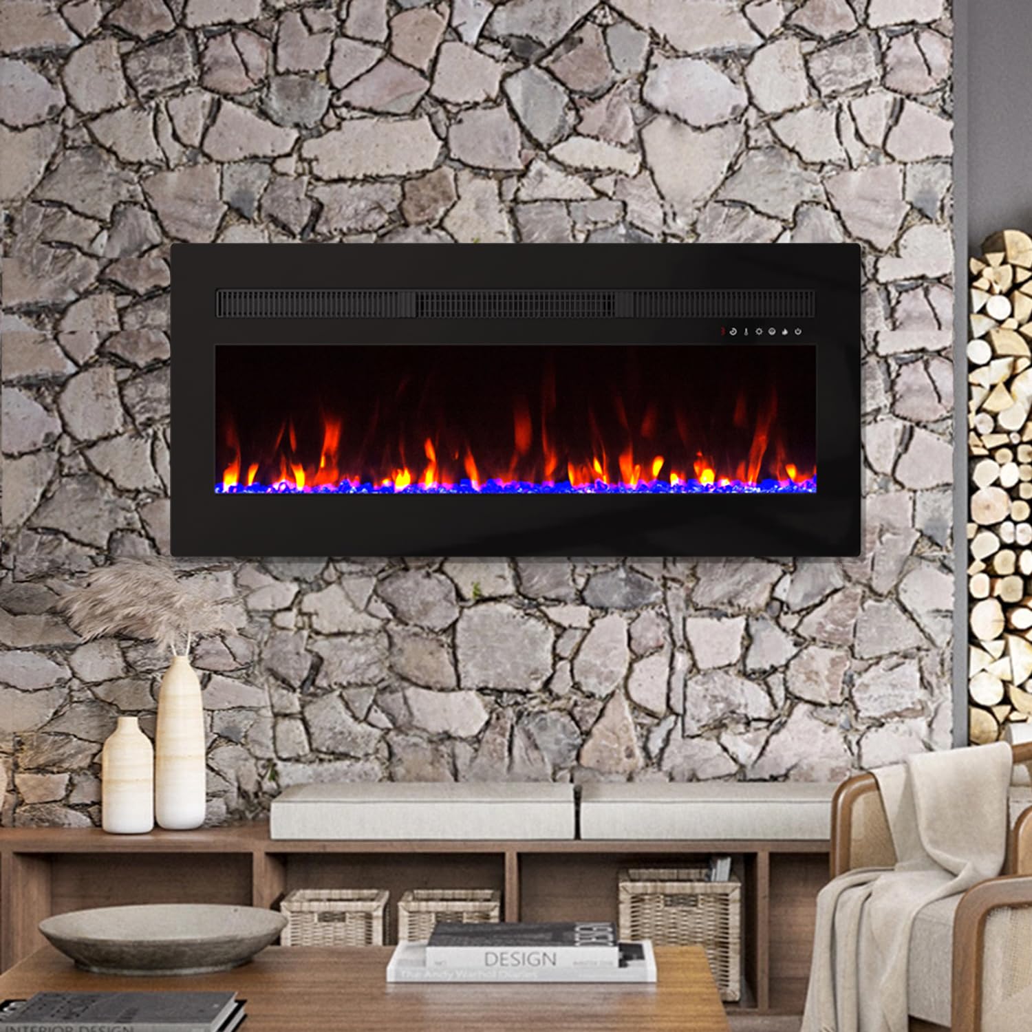 Panana Electric Fireplace Heater 50