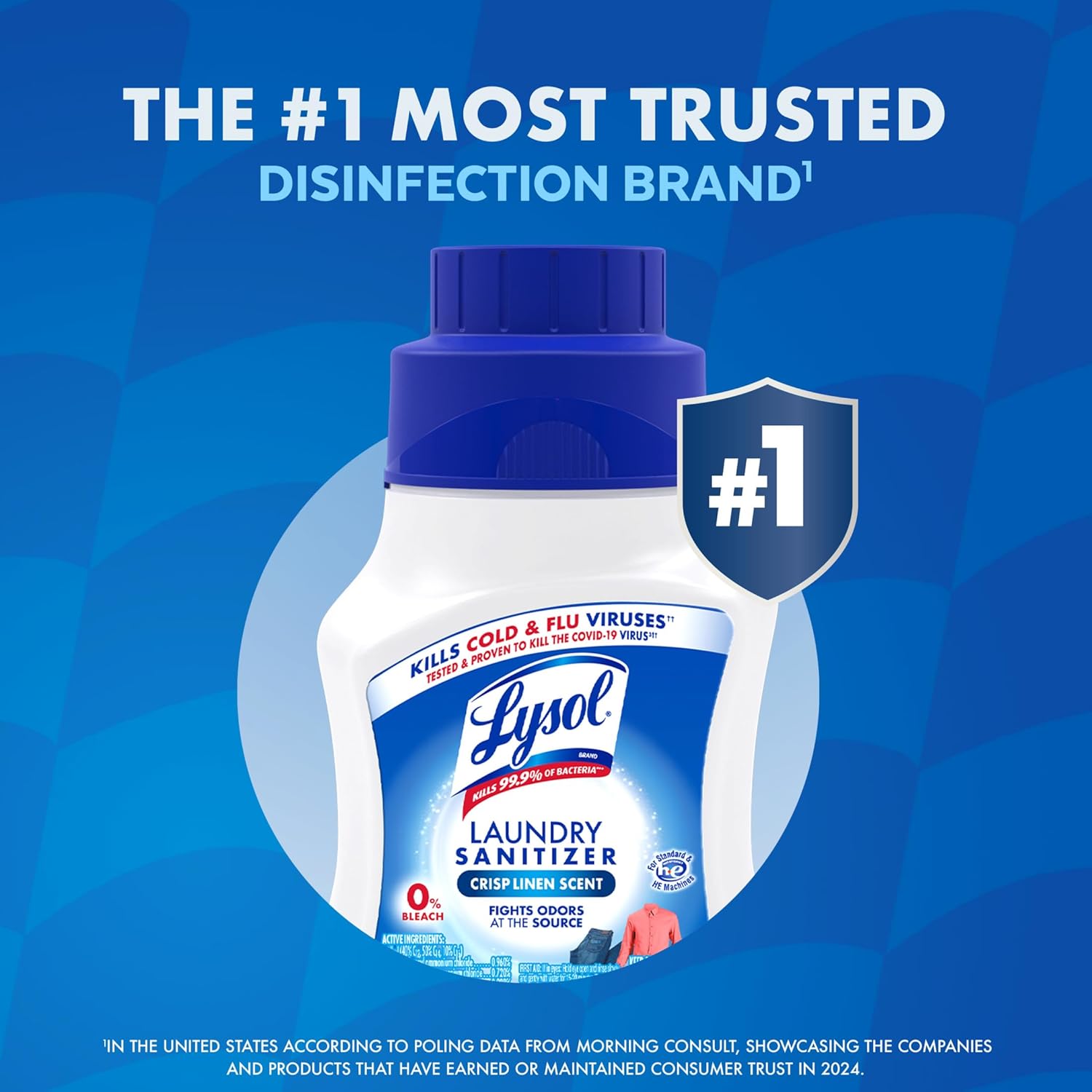 Lysol Laundry Sanitizer Crisp Linen - Image 3