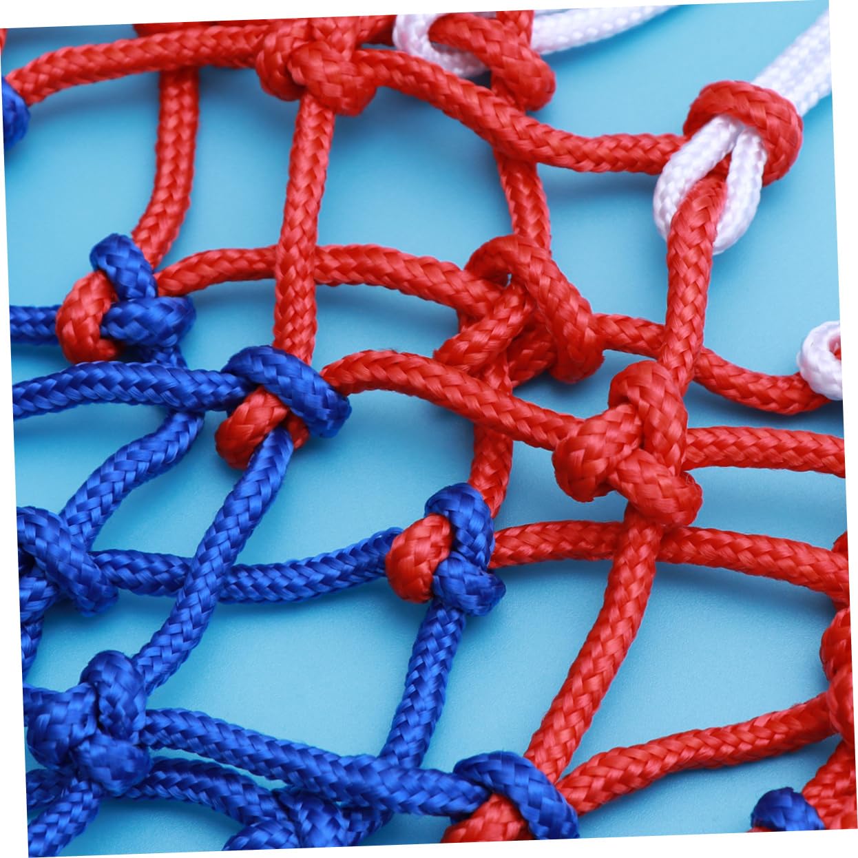 Totority Sturdy Braided Basketball Net Bag 2 Pieces for Sports Outdoor Activities