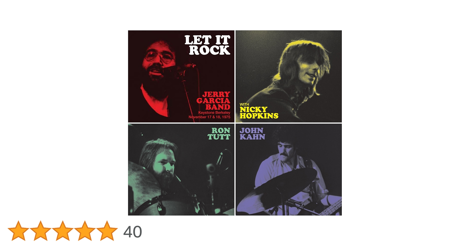 Amazon.co.jp: Jerry Garcia Collection 2: Let It Rock (Dig