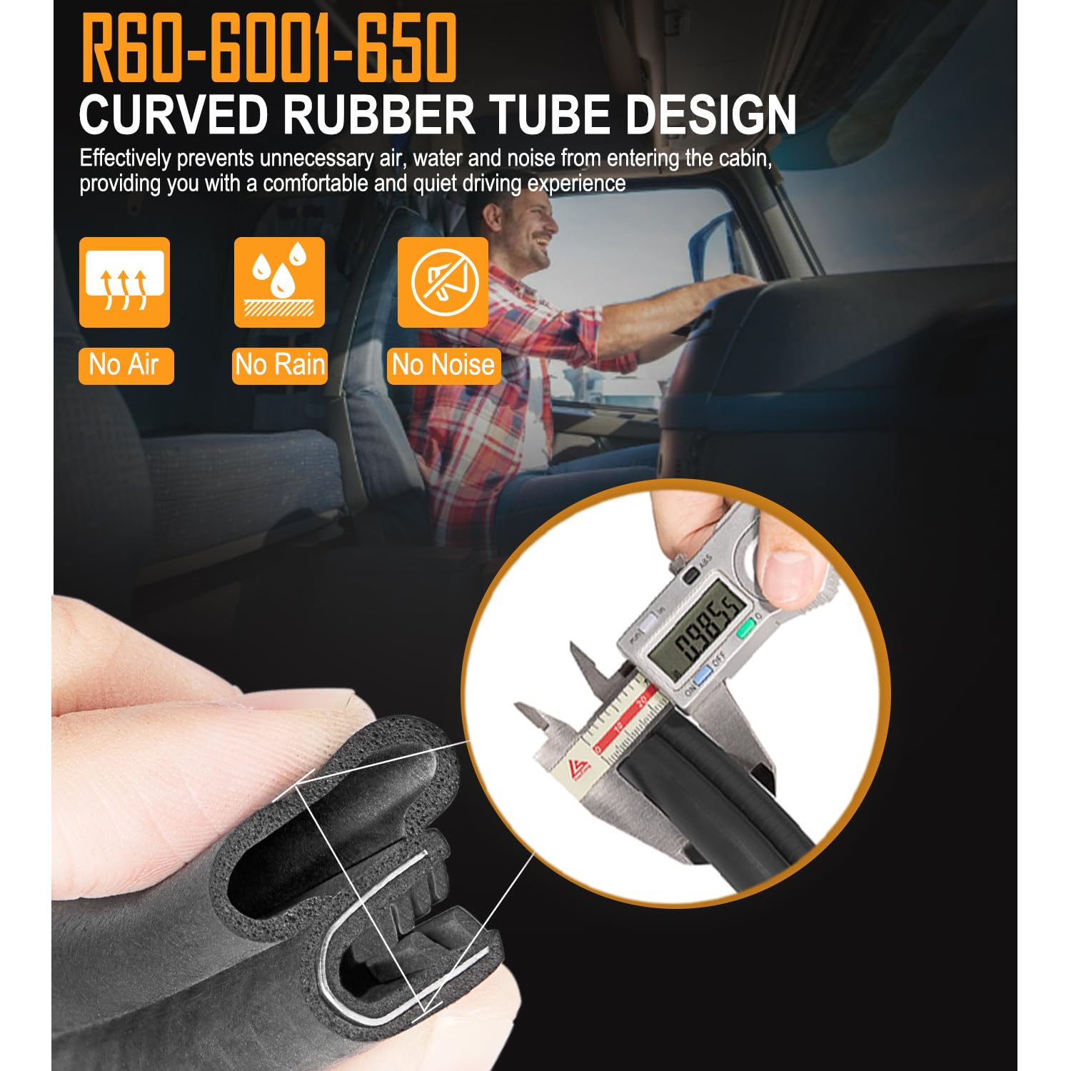 1986 Peterbilt 377 Rubber Seals 13.5 Foot Cab For Peterbilt 359