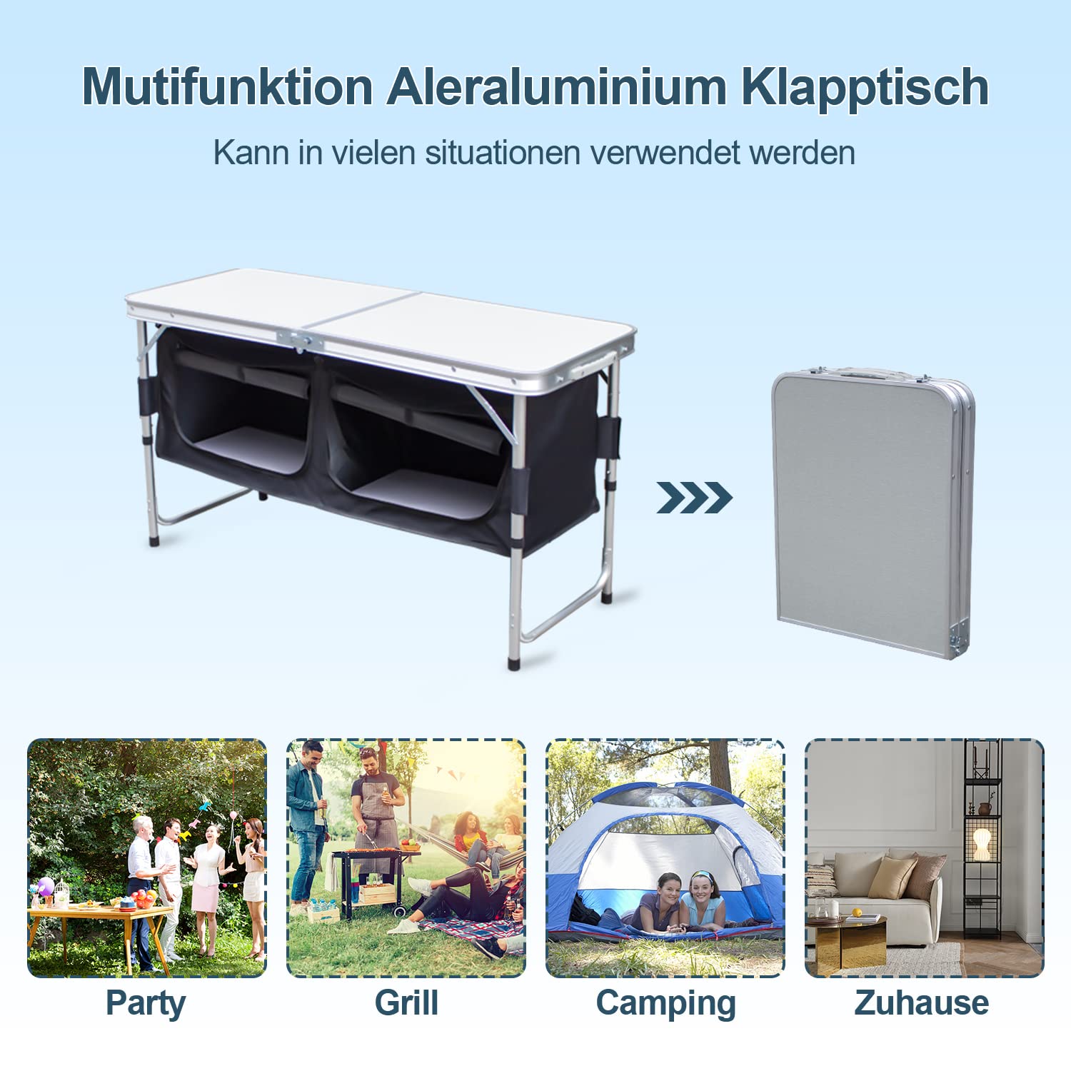 Produktbild von MAYTIIMO Campingküche Campingschrank Faltbarer Mit