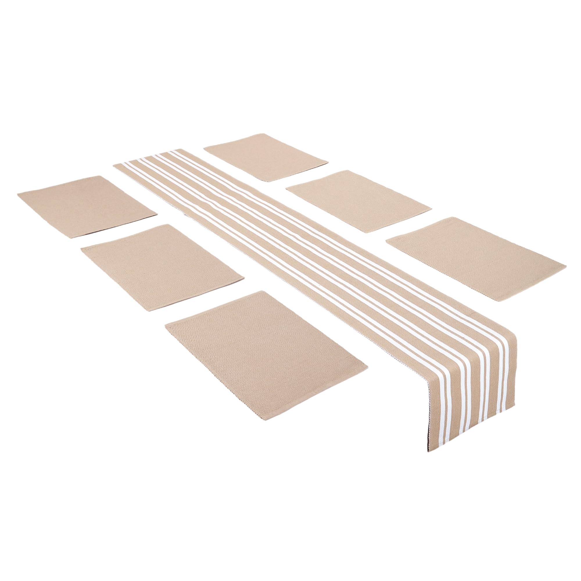 Runner Pasquale Moderno Con Coniglietti Neri - Tovagliolo Decorativo Lavabile Per Tavola 40x140 Cm