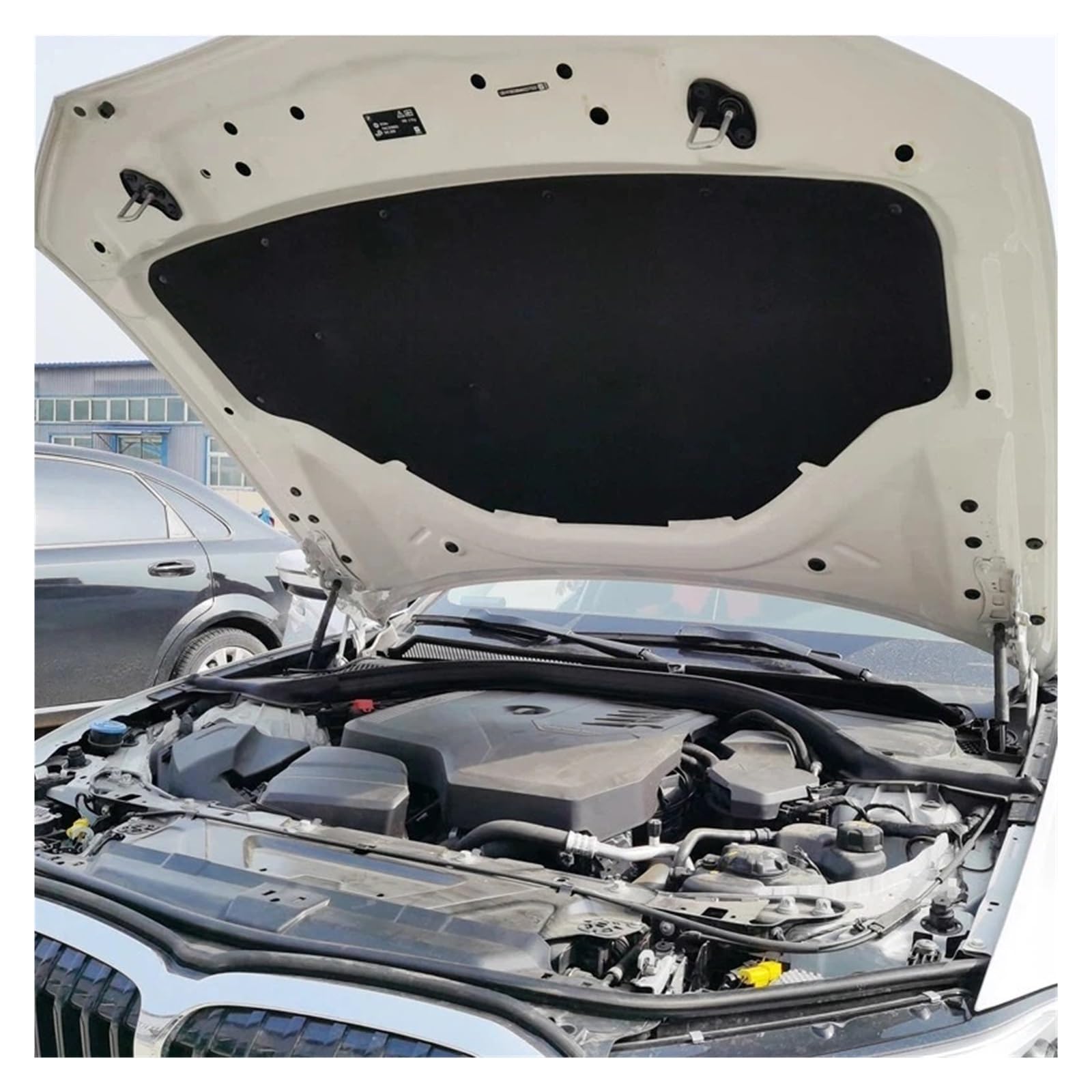 Aislamiento térmico algodón capó Delantero Coche Capó motor coche Para Serie 3 G20 2020-2025, almohadillas sonido, cubiertas algodón con aislamiento térmico, alfombras ignífugas, accesorios