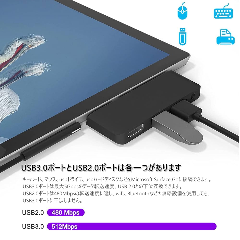 ⭐️Surface Go2 キーボード マウス Office 外部アダプター 付 ⭐️Surface Go2 キーボード マウス Office 外部アダプター 付