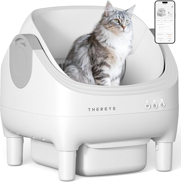 Thereye Caja de Arena para Gatos Autolimpiable