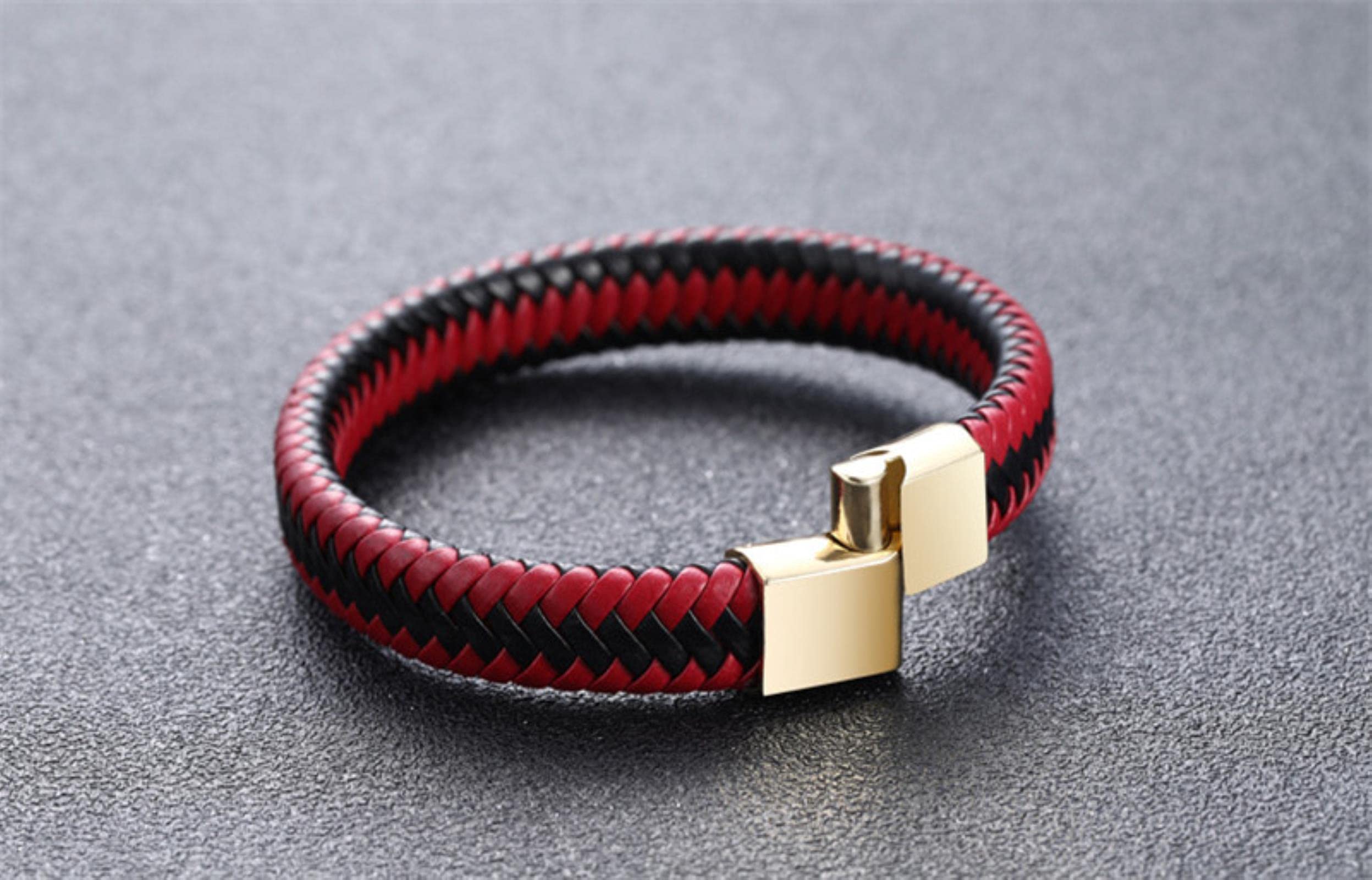 Bracciale Zancan Da Uomo In Argento Oro Rosa E Silicone Nero Intrecciato Exb931r Ti - Foto 3