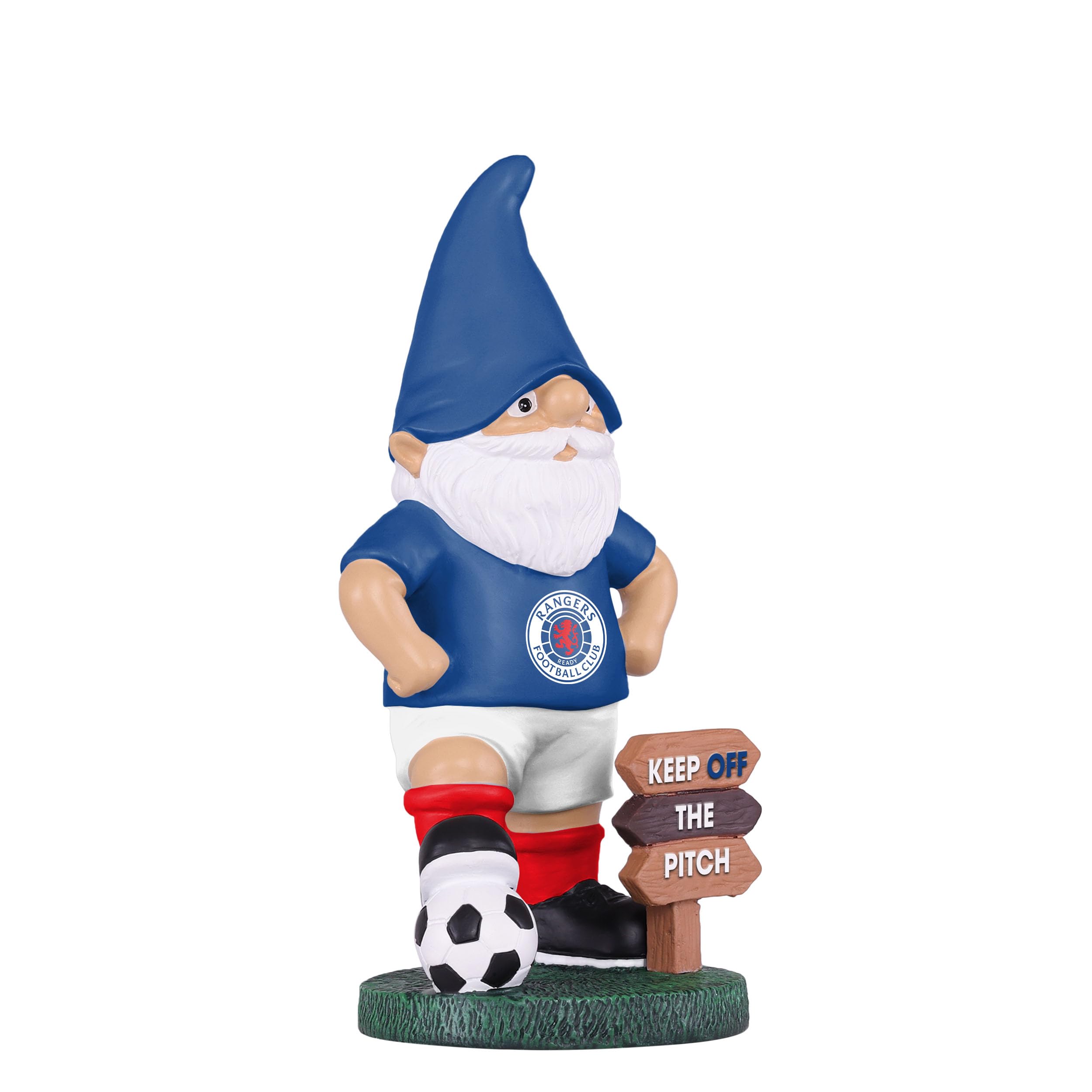 FOCO Nain de Jardin Officiel Rangers FC Keep Off The Pitch