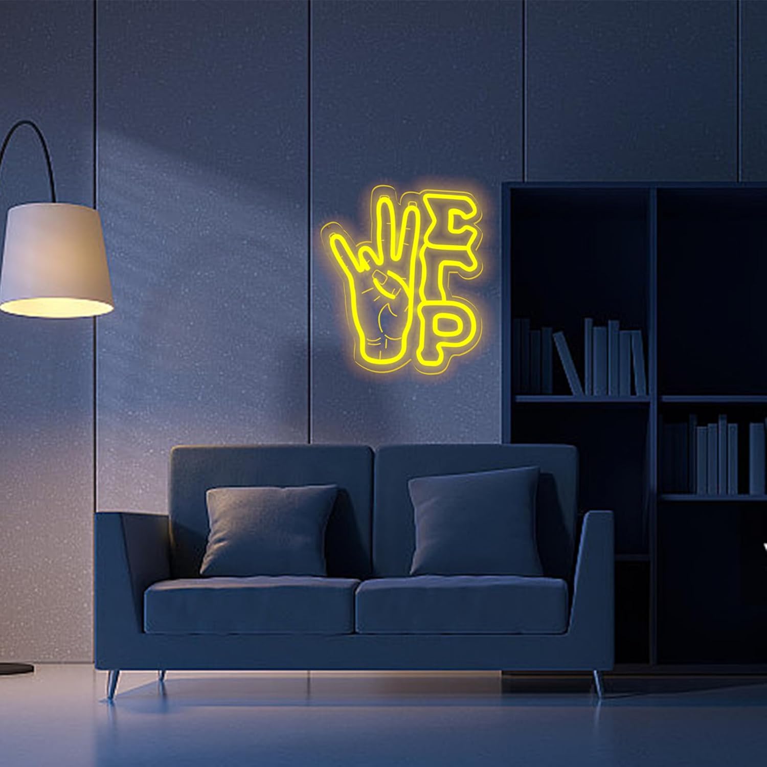 Sigma Sorority Neon Signs Gesture Neon Lights Signs, Rho Sorority Gifts for Women,Neon Lights with USB Power and Dimmable Paraphernalia LED Neon Signs for Birthday Party Decorative - Image 7