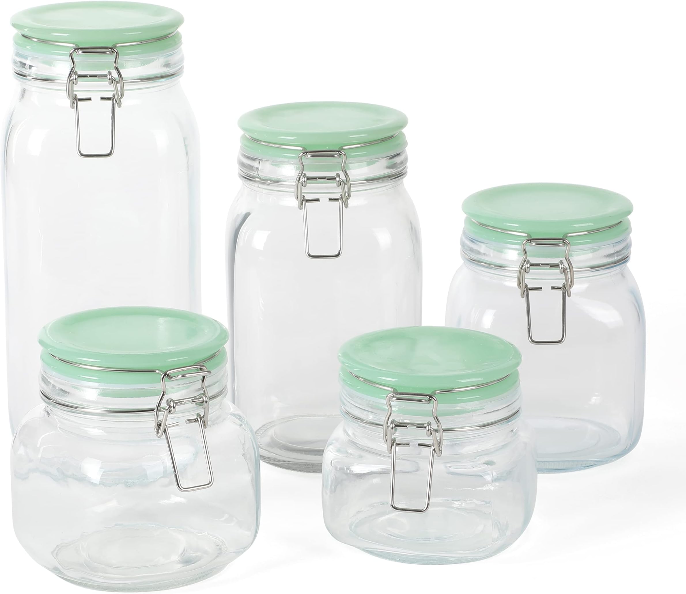 MARTHA STEWARTCanister Set, 5-Piece, Green