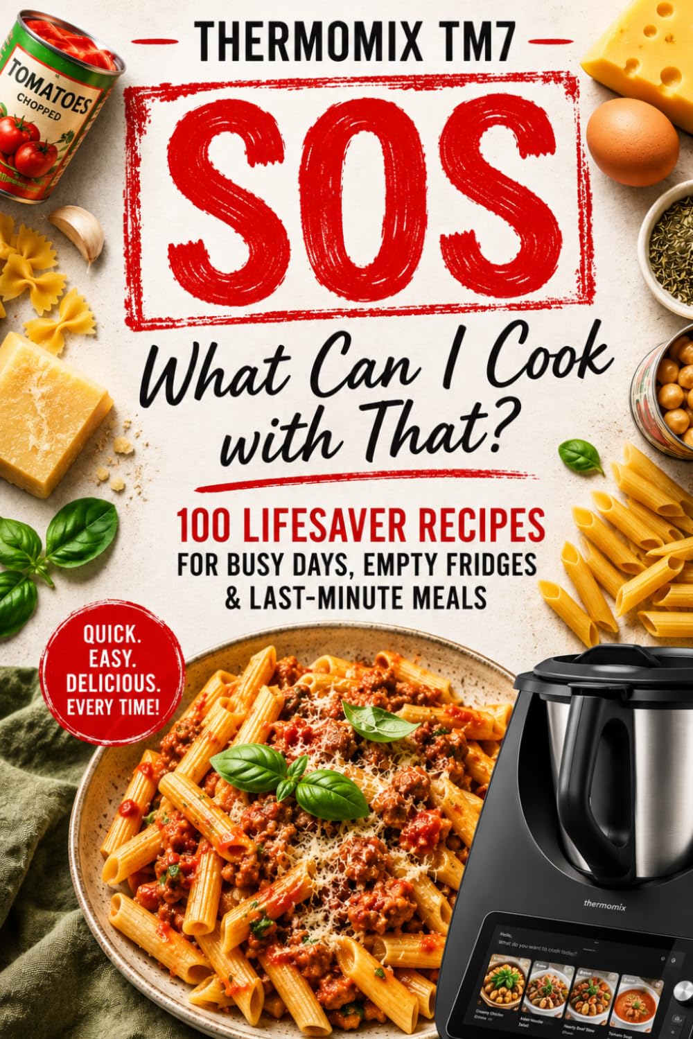 THERMOMIX TM7 SOS: 100 Fast Recipes for Busy Nights, Empty Fridges & Last-Minute Dinners (The Complete Thermomix™ TM7 Collection)