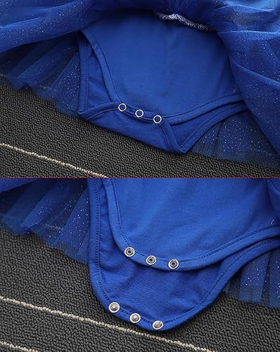 Miniatura 99 de Dressy Daisy Disfraz de princesa para bebé, disfraz de tutú de tul para cumpleaños, Halloween, traje con diadema Estilo I