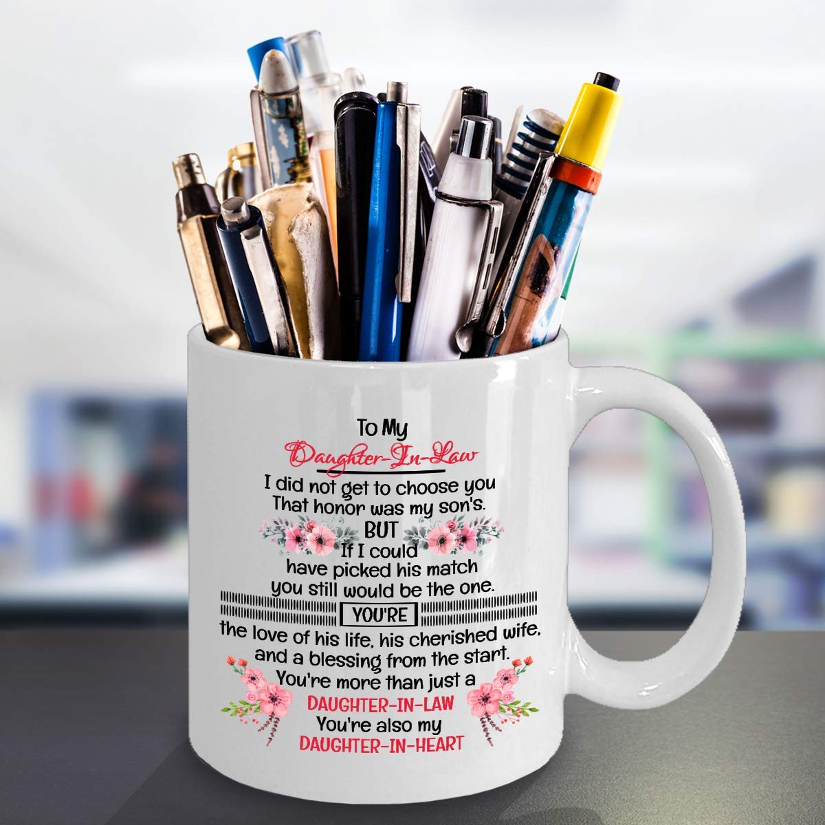 Mug Avec Inscription « To My Daughter-in-law » – I Did Not Get To Choose