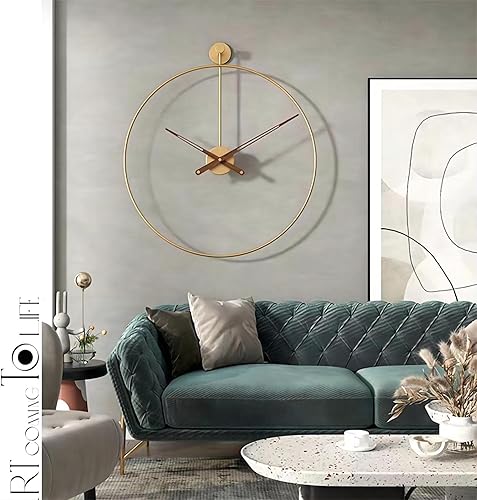 Miniatura 5 de Reloj decorativo silencioso sin tictac, reloj de pared, práctico para decoración de pared, reloj decorativo para el hogar, cocina, cafetería, hotel,