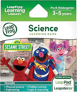 Leapfrog Explorer Learning Game Sesame Street Solve It with Elmo Abby and Super Grover 2.0