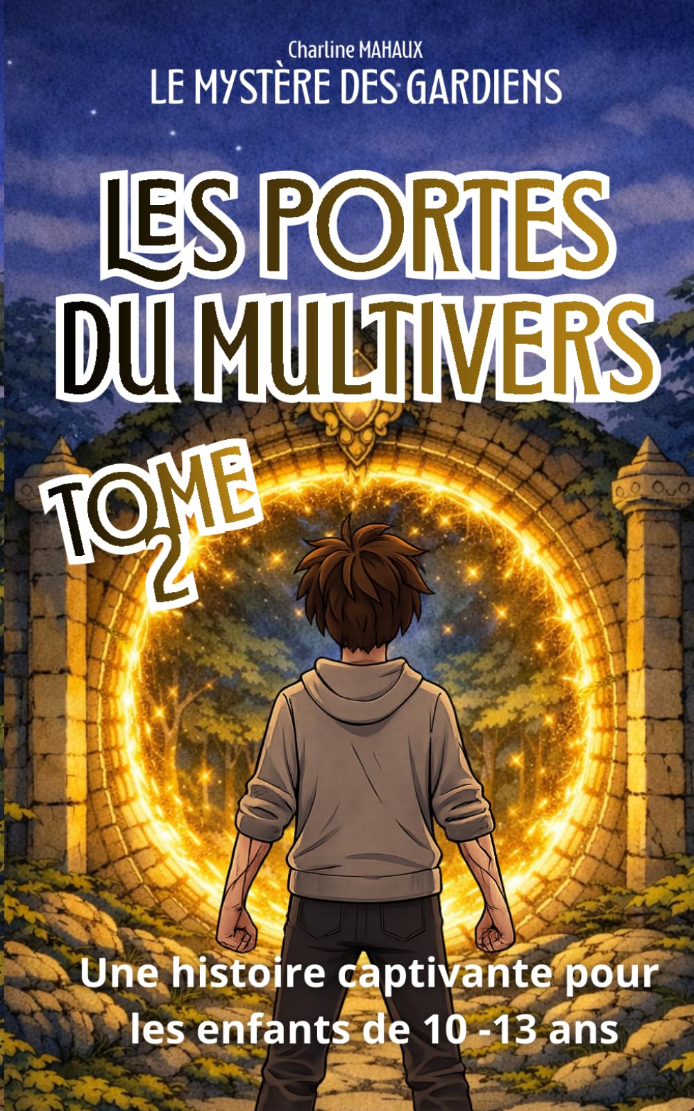 Les Portes du Multivers - Le Mystère des Gardiens Tome 2 – Roman jeunesse d’aventure fantastique de 10 à 13 ans: Une histoire autour du courage, de l’amitié, des peurs profondes, de la magie