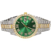 Hemobllo Men Watch Diamond- Encrusted Design Wrist Watch Decorative Wrist Watch Ornament