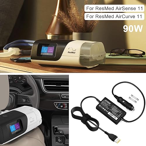 Miniatura 5 de 90W Resmed AirSense 11 Convertidor DC 12V-24V Cargador de coche Adaptador de CC para todos Resmed AirSense 11 AutoSetAirSense 11 Elite Cable de