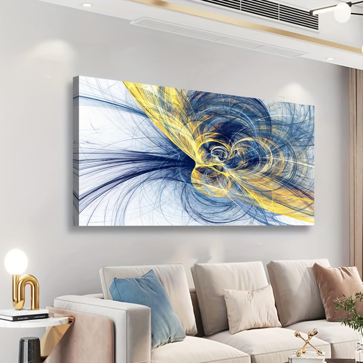 IHHGNB Abstract Pictures Canvas Wall Art for Living Room Bedroom Bathroom Wall Decor Modern Artwork Print Paitnings Home Decor(50x100cm(20x39in)/No frame)