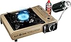Gas One GS-3400P Propane or Butane Stove Dual Fuel Stove Portable Camping Stove - Patented - with Carrying Case Great for Emergency Preparedness Kit